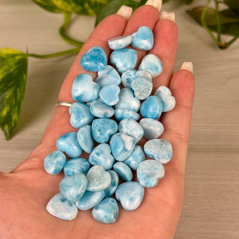 Silky Larimar Heart