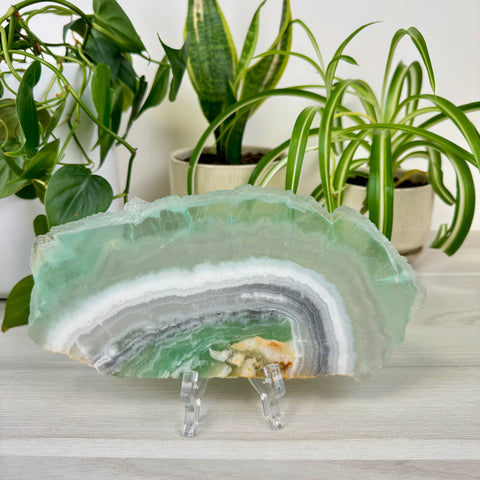 Green Fluorite Slab