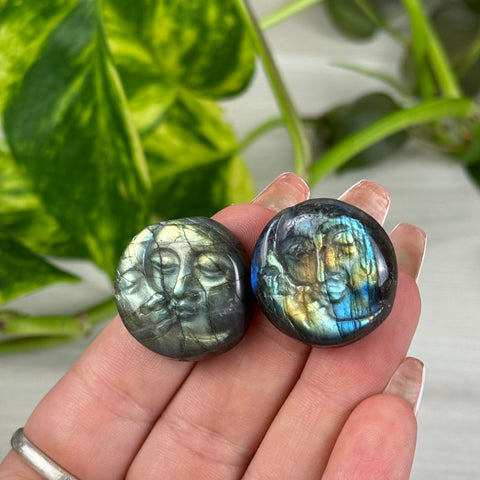 High Flash Labradorite Sun & Moon