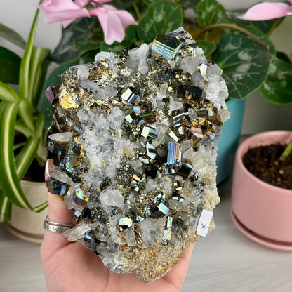 Iridescent Pyrite Specimen