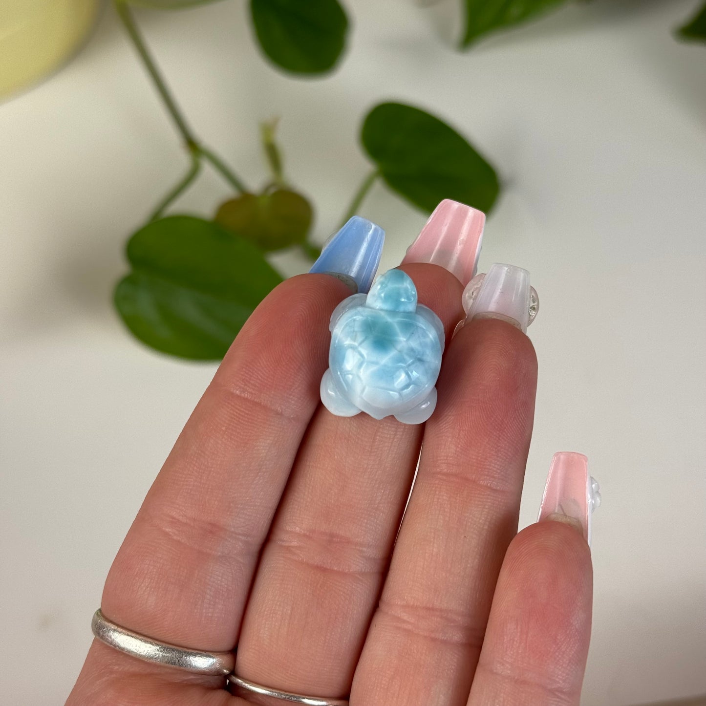 Mini Larimar Turtle