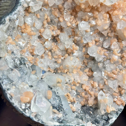 Insane Apophyllite & Peach Stilbite Cave