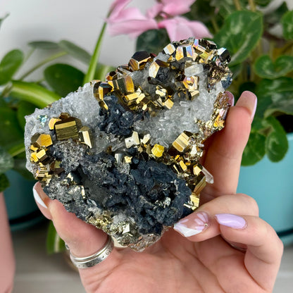 Iridescent Pyrite Specimen