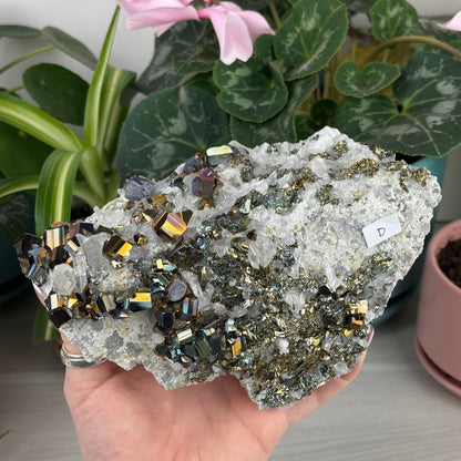 Iridescent Pyrite Specimen