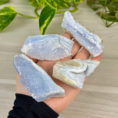 Druzy Blue Lace Agate Chunk