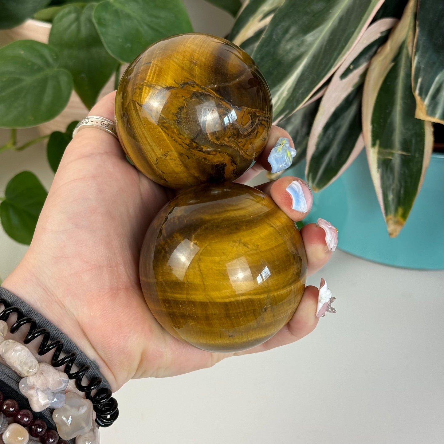 Imperfect Tiger's Eye Sphere