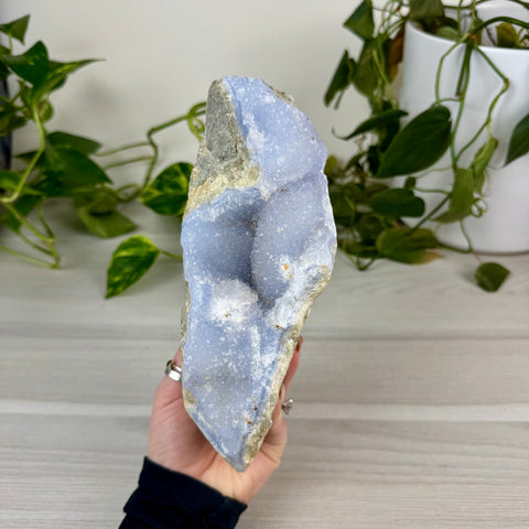 Druzy Blue Lace Agate Chunk