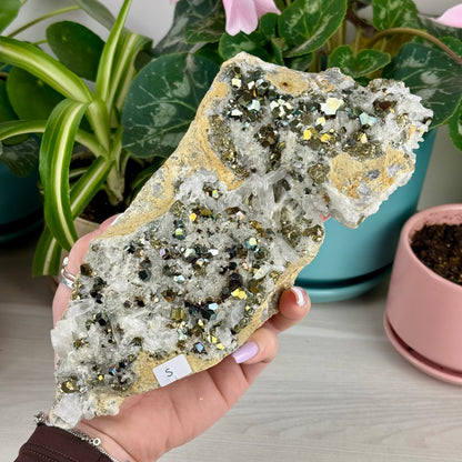 Iridescent Pyrite Specimen