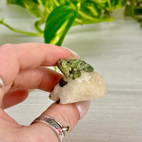 Chrome Diopside On Cookie Dough Specimen
