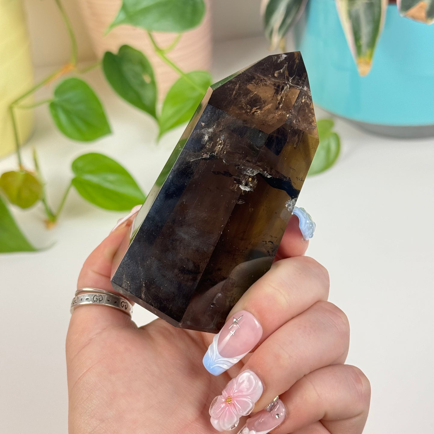 Brazilian Smoky Quartz Tower - R1