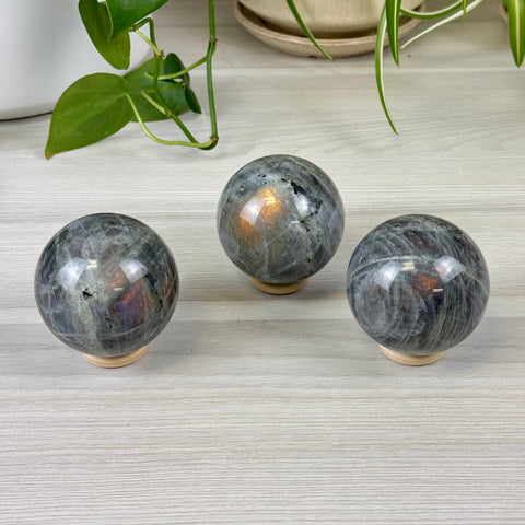 Sunset Labradorite Sphere