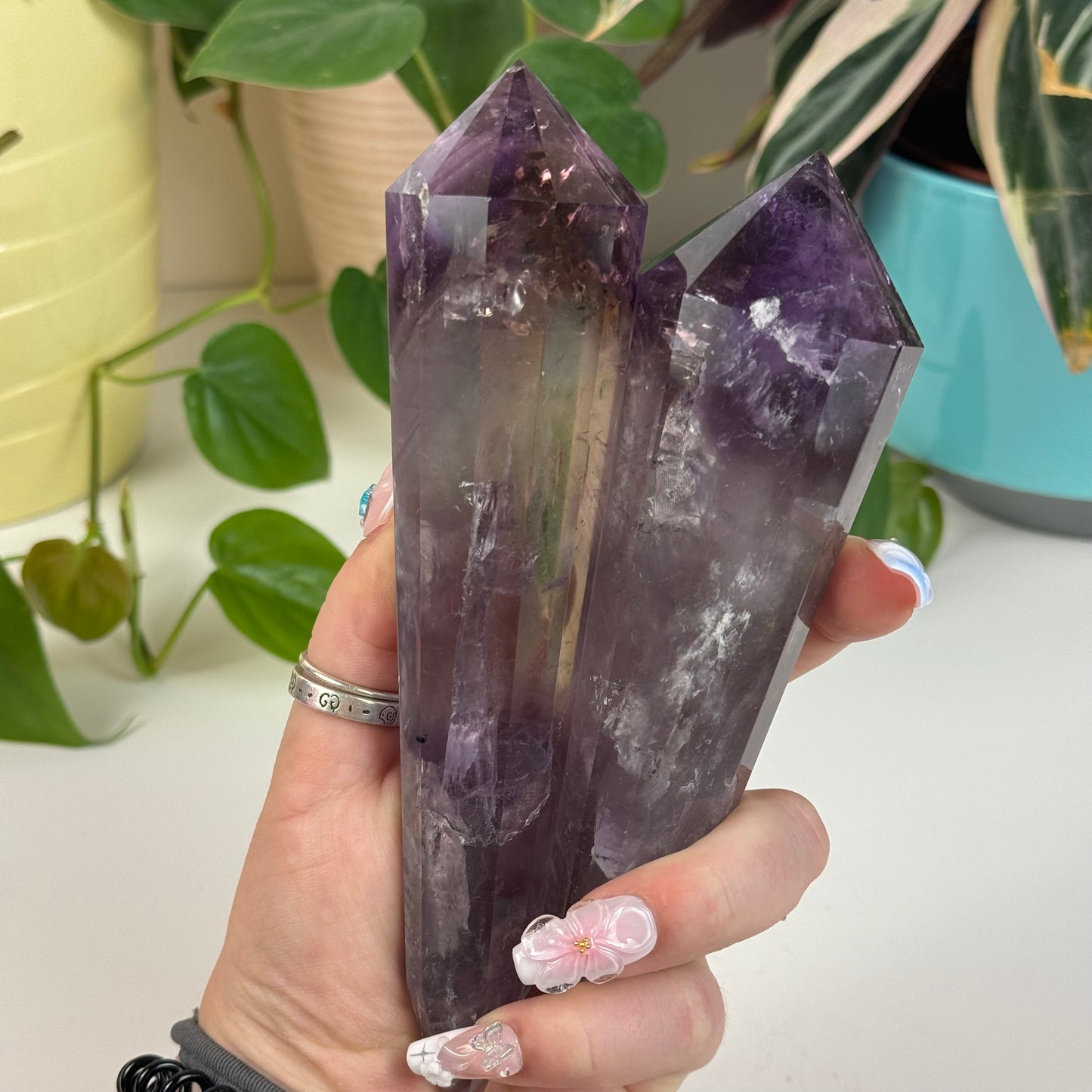 Smoky Amethyst Vogel