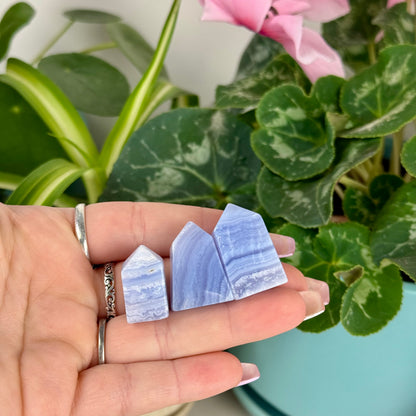 Imperfect Blue Lace Agate Tower