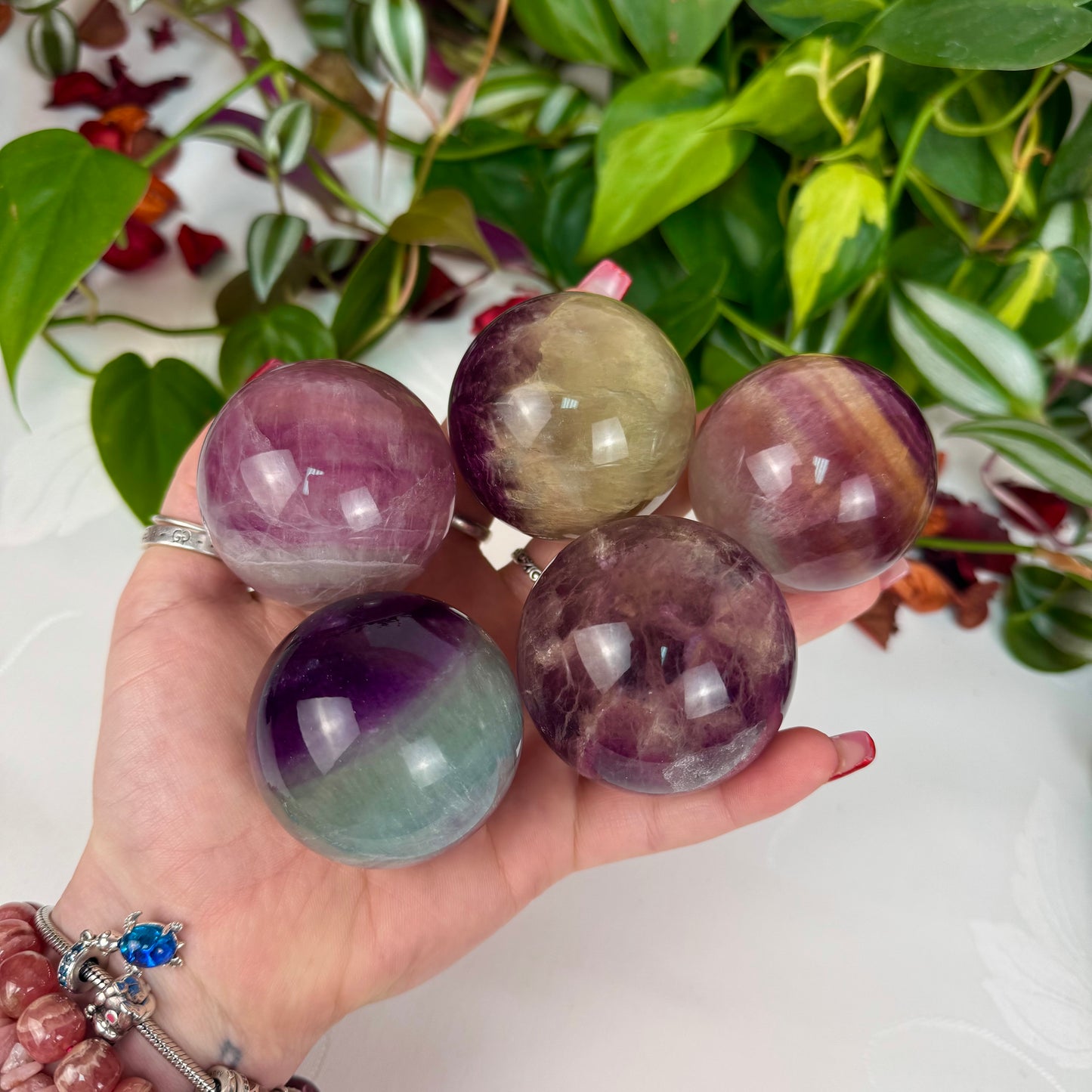 Candy Fluorite Sphere