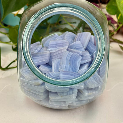 Blue Lace Agate Slice