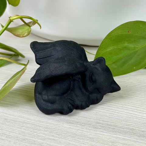 Obsidian Angel Cat