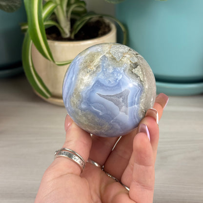 Blue Lace Agate Sphere