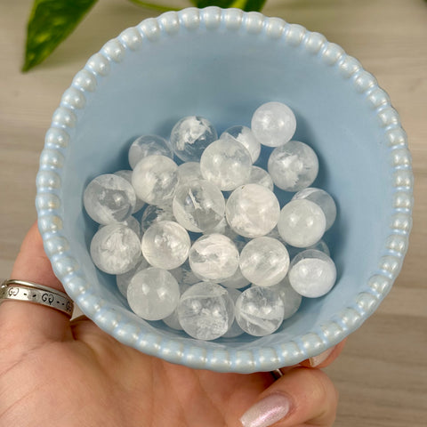 Mini Snowflake Lodolite Sphere