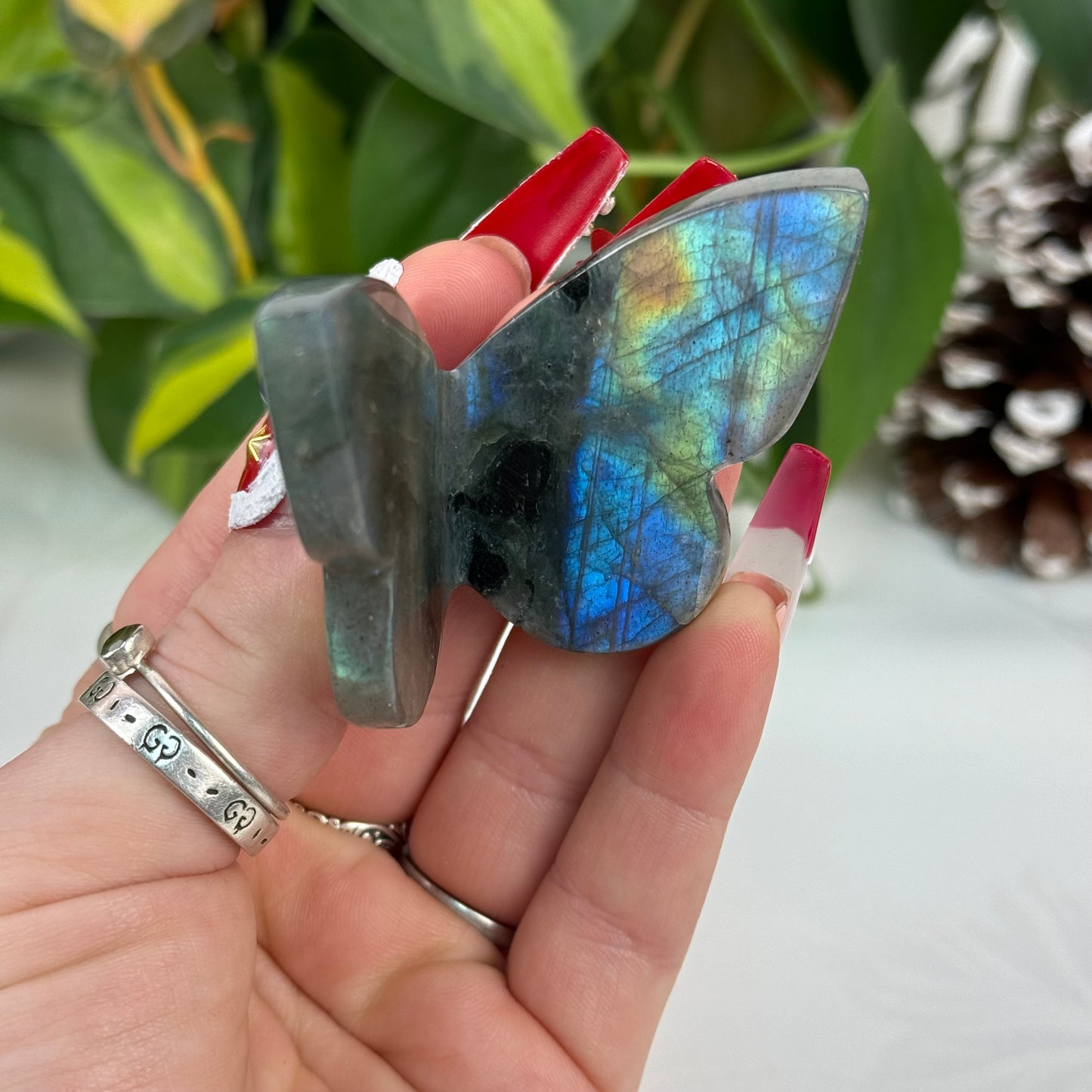 Labradorite 3D Butterfly