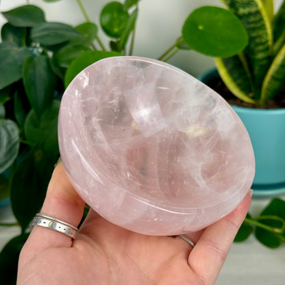 Rose Quartz Crystal Bowl