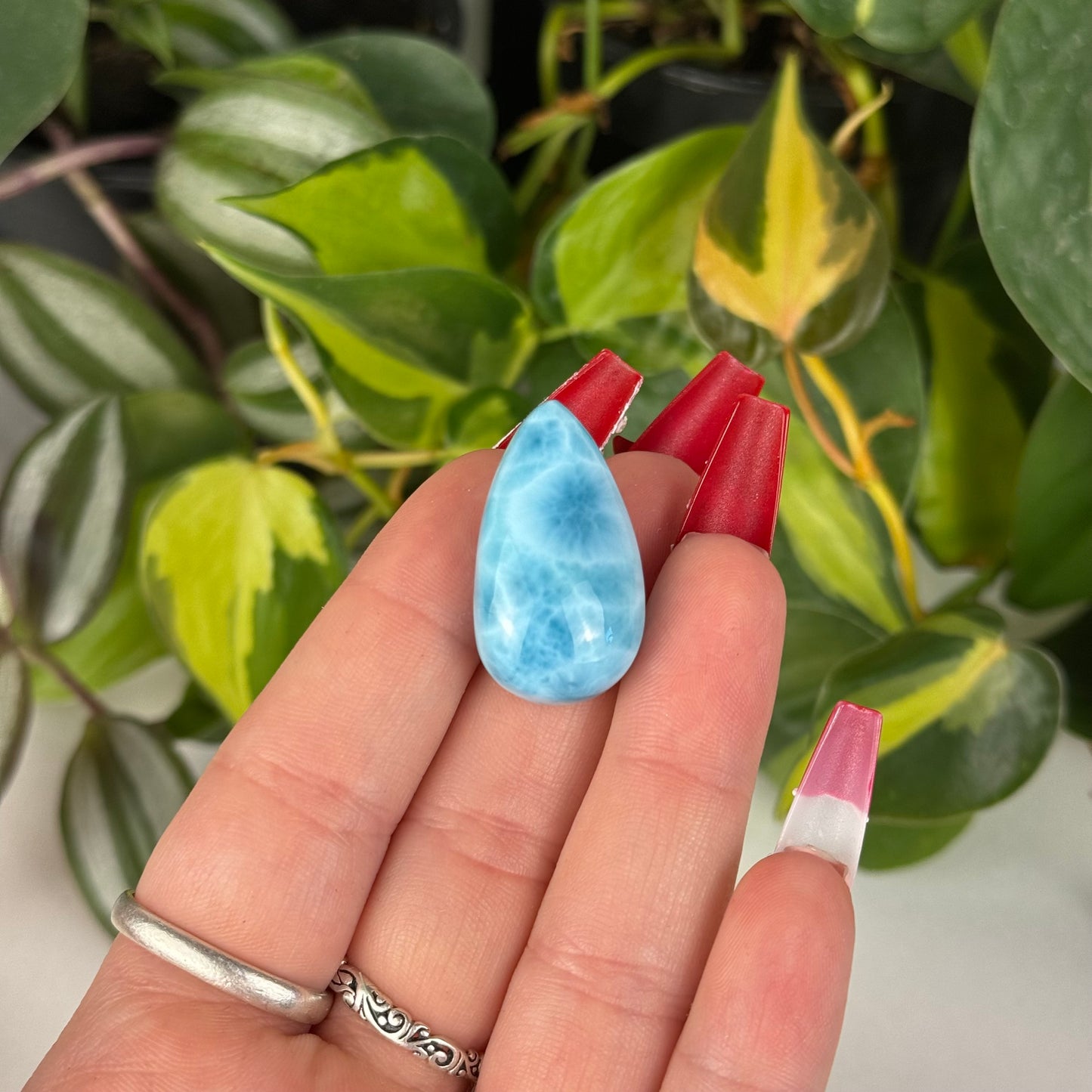 Mini Larimar Teardrop