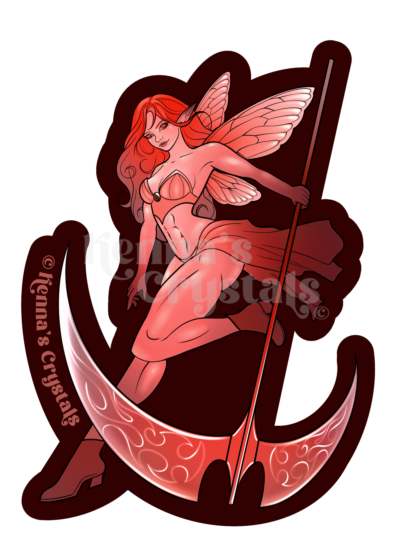 "Athena" Aries Sticker