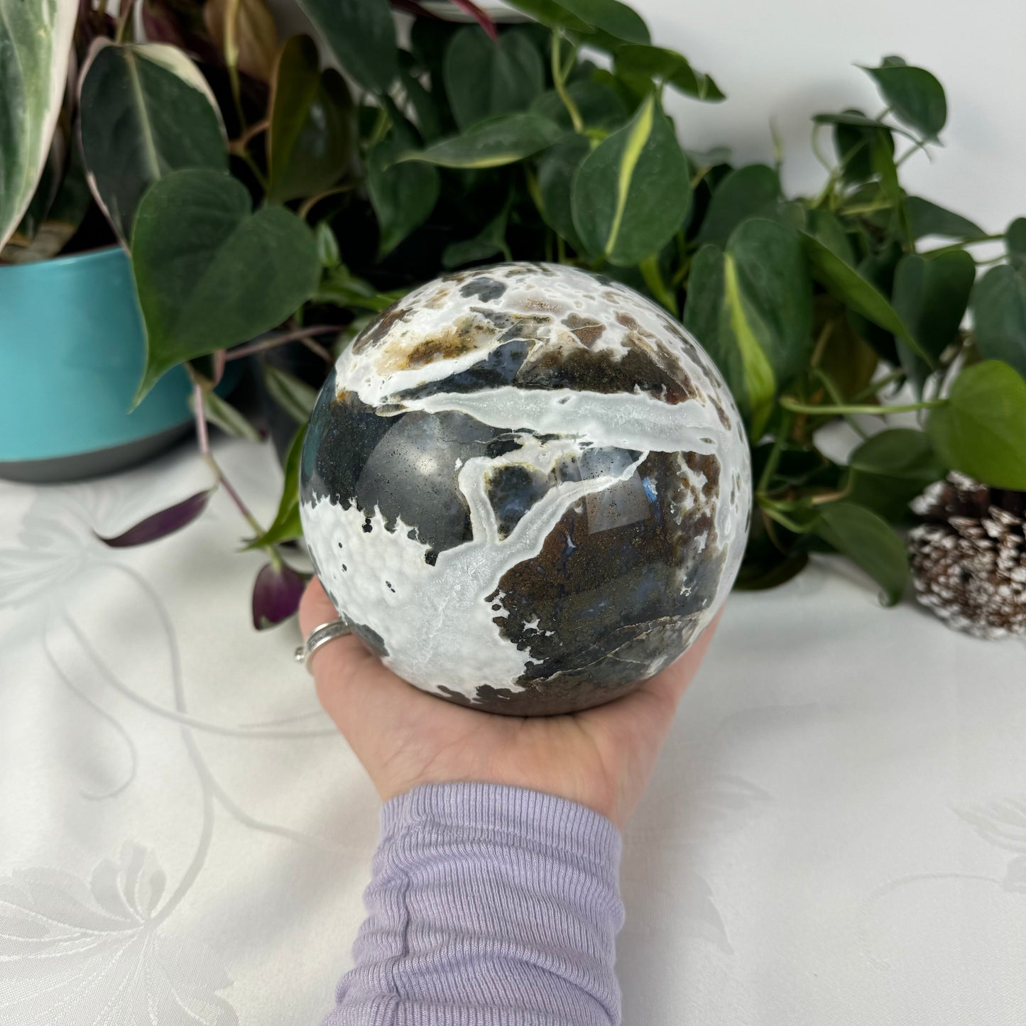 Moss Agate Sphere