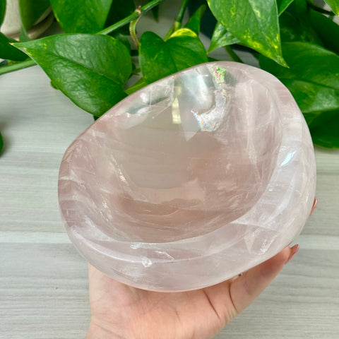 Rose Quartz Bowl 244 2 - Kenna's Crystals from TikTok