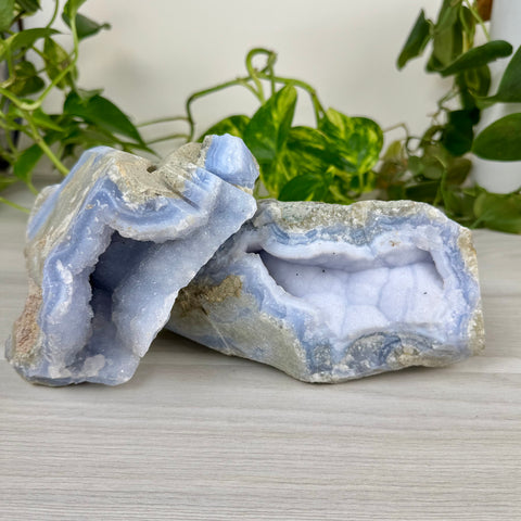 Druzy Blue Lace Agate Chunk
