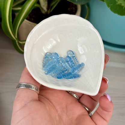 Aquamarine Fish Bone