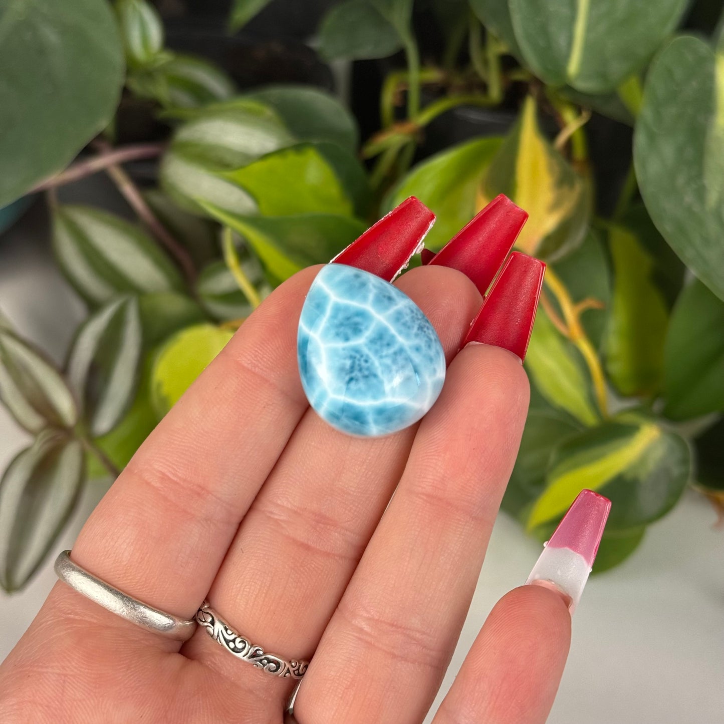 Mini Larimar Teardrop