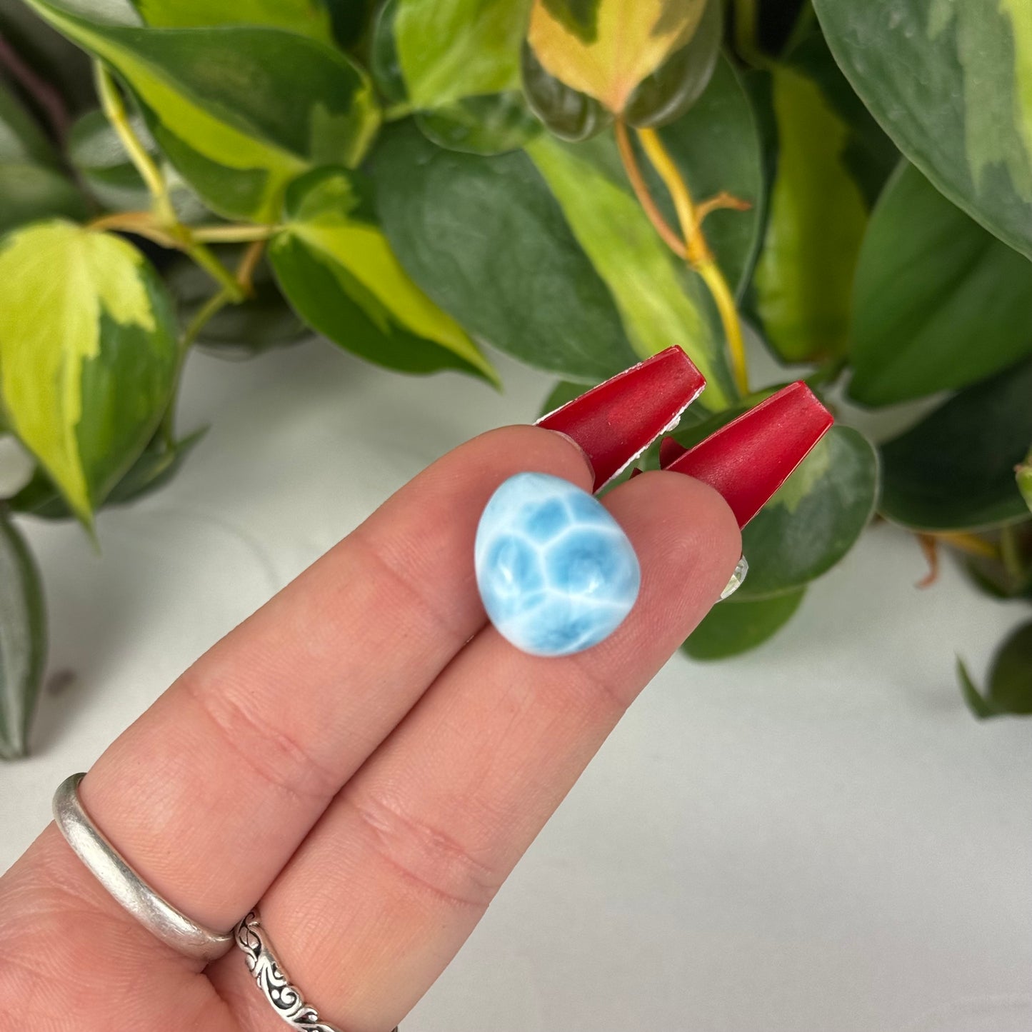 Mini Larimar Teardrop