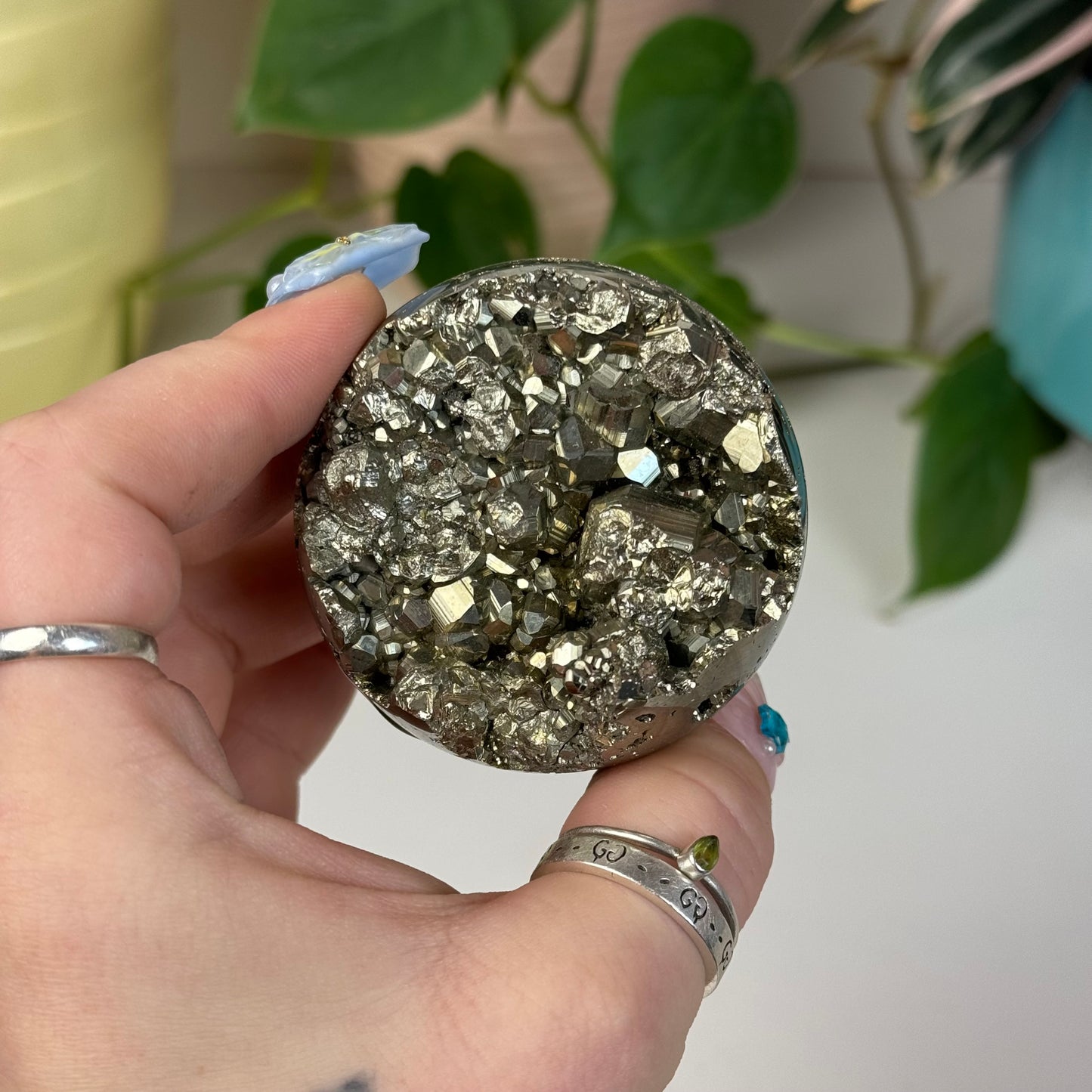 Cubic Pyrite Sphere - S