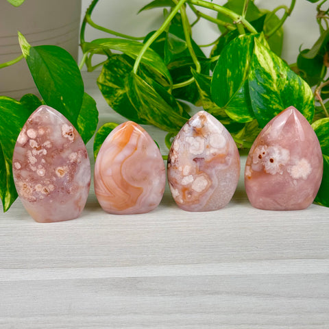Cherry Blossom Agate Free Form