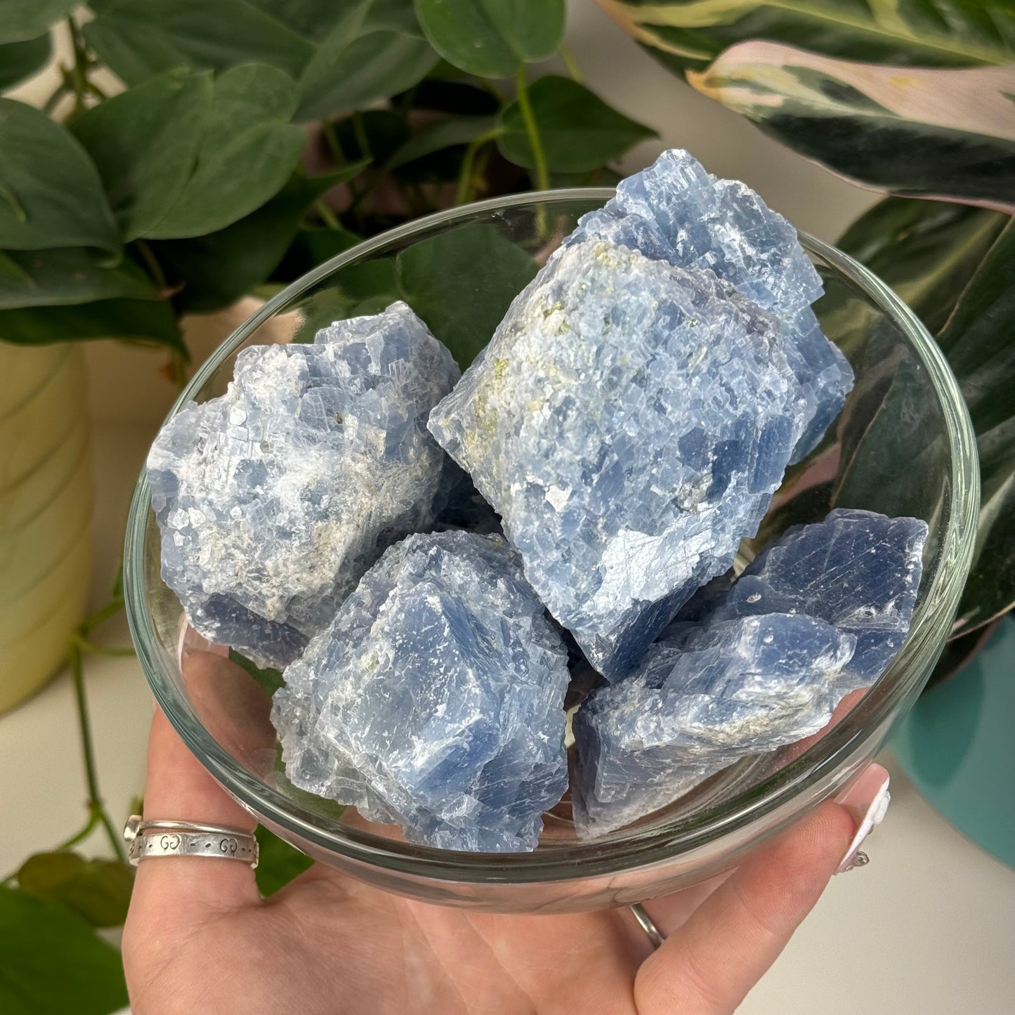 Raw Blue Calcite