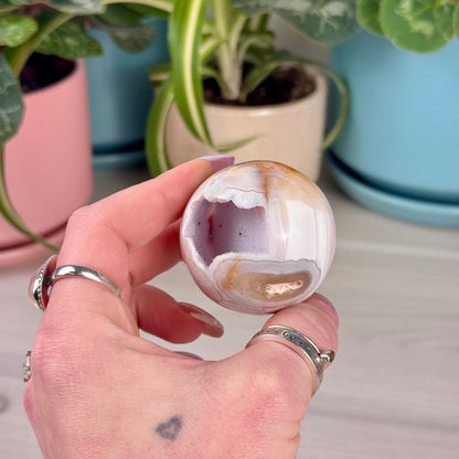 Chroma Druzy Agate Sphere
