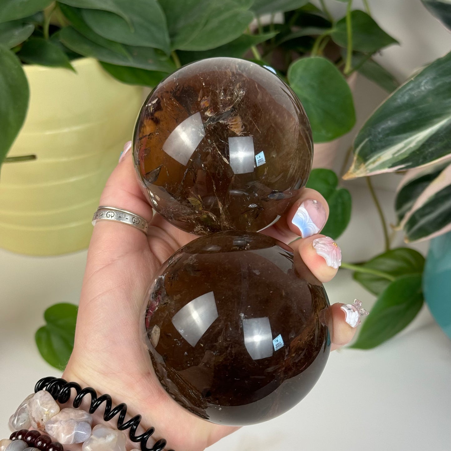 High Quality Smoky Quartz Sphere