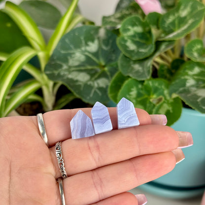 Imperfect Blue Lace Agate Tower