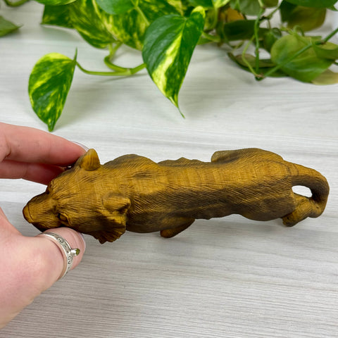 Extremely Detailed Tiger's Eye Carving - Colin
