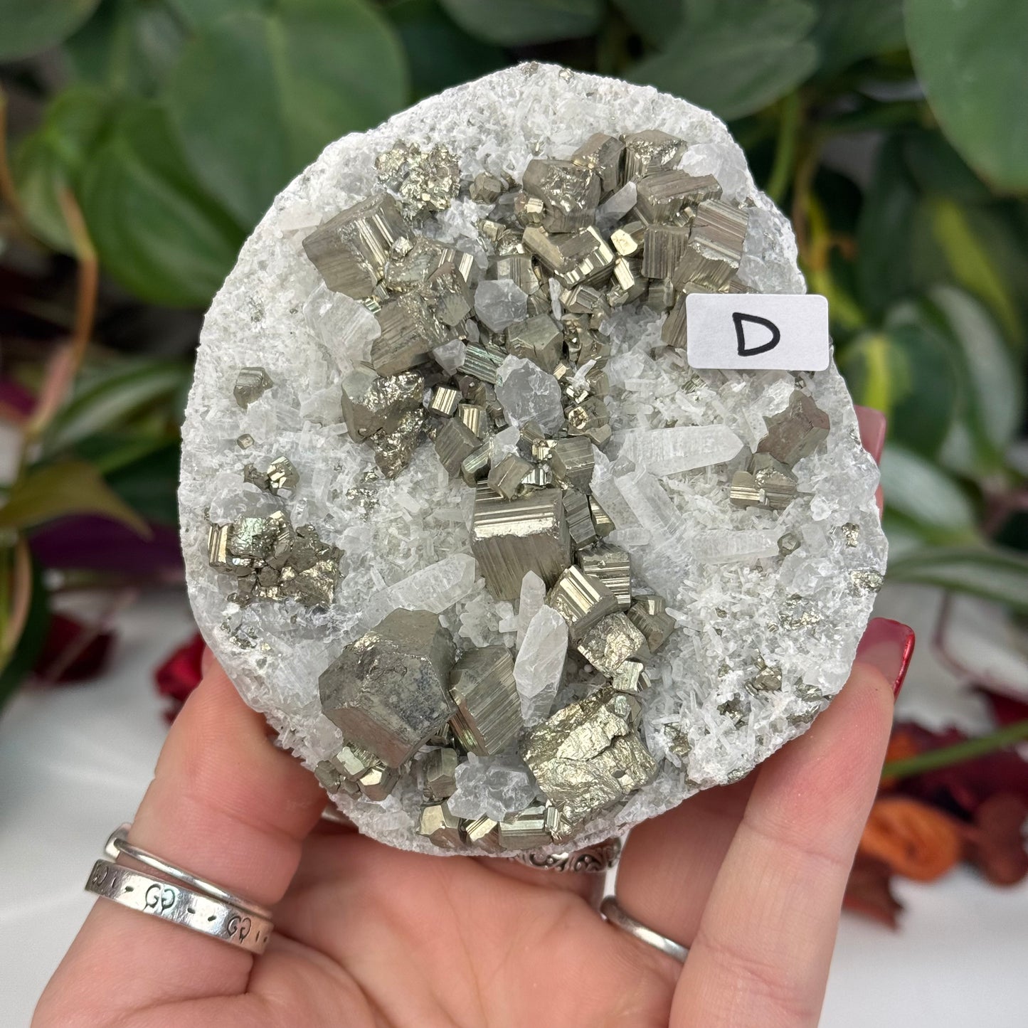 Pyrite In Quartz Specimen