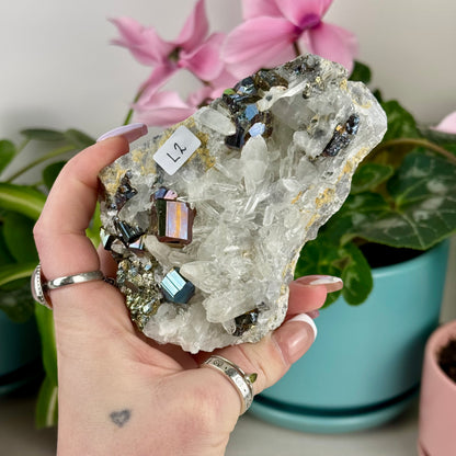 Iridescent Pyrite Specimen