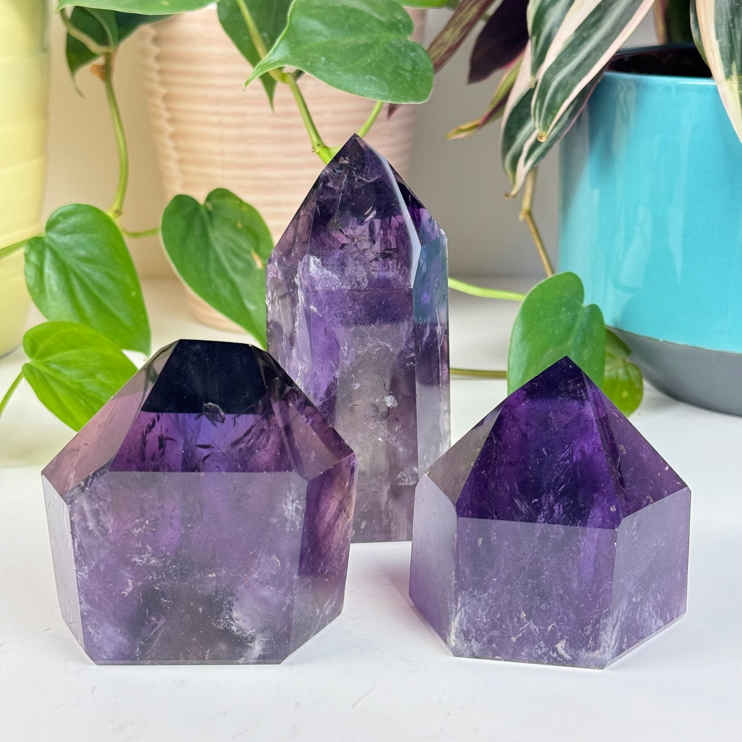 Imperfect Grape Jelly Amethyst Tower