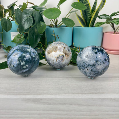 Incredible Moss Agate Sphere
