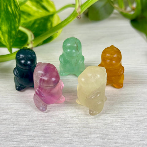 Mini Candy Fluorite Chubby Dino