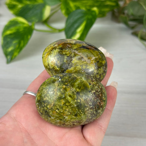 Green Opal Palm Stone