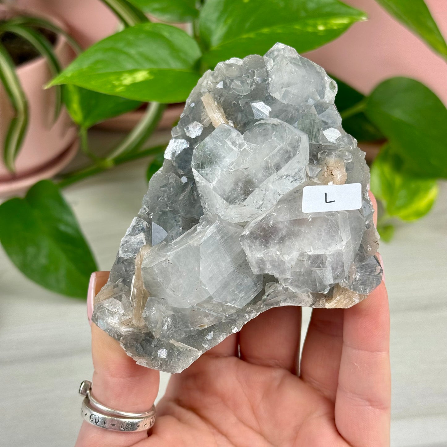 Smoky Chalcedony With Apophyllite