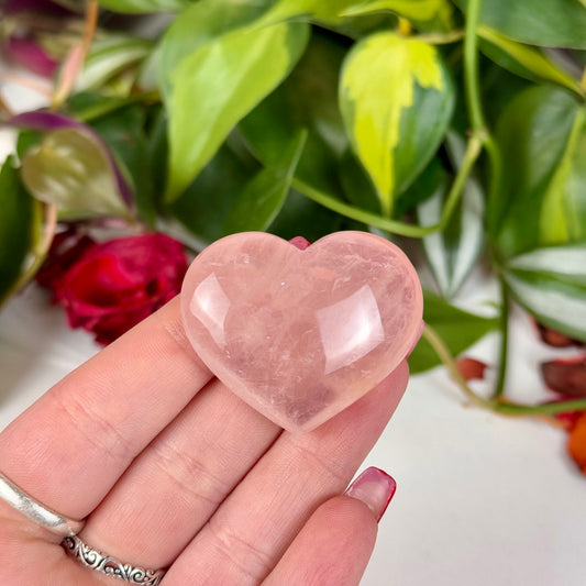 Jelly Rose Quartz Love Heart