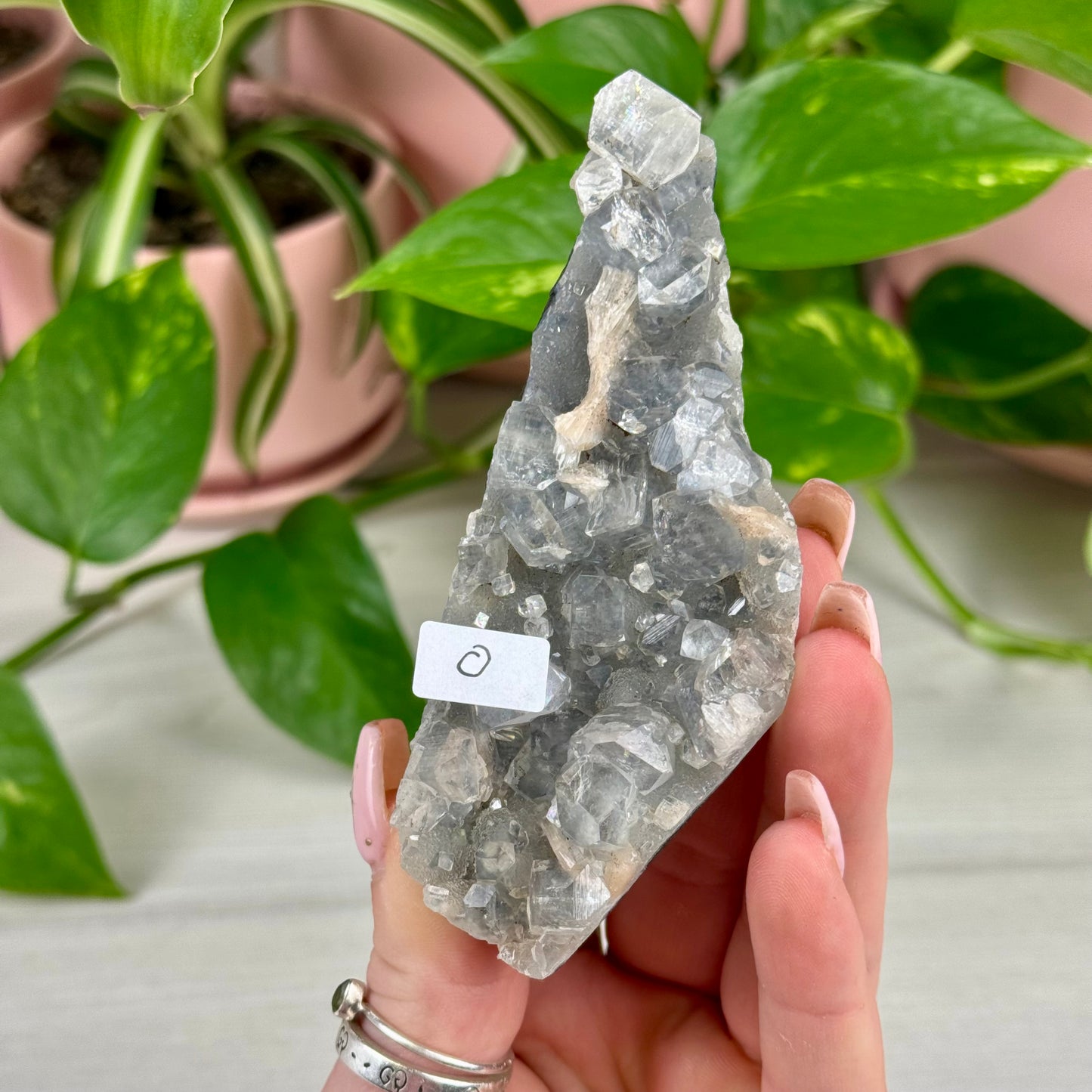 Smoky Chalcedony With Apophyllite