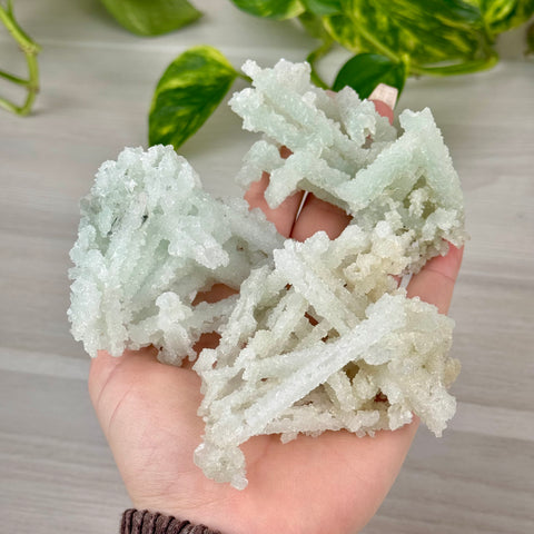 Frozen Key Lime Prehnite Specimen