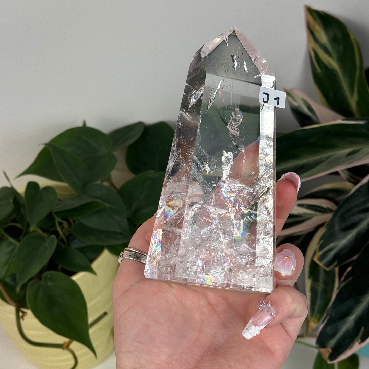 Gorgeous Lemurian Quartz Tower